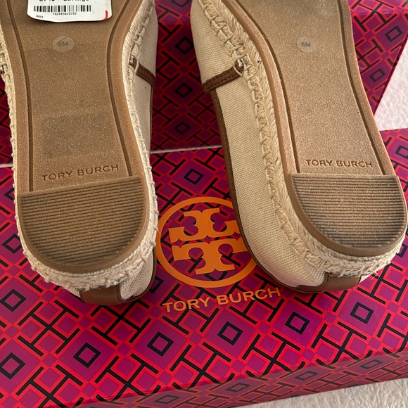 Tory Burch Canvas Flat Espadrille NWT - Picture 9 of 9